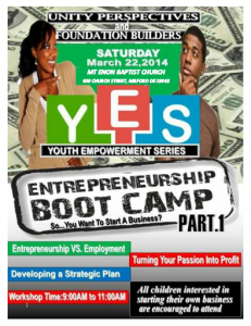 entrepreneurship workshop flyer